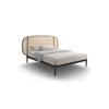 Shiko Wien 160 Bed - Black Ash Wood / Vienna Straw Natural