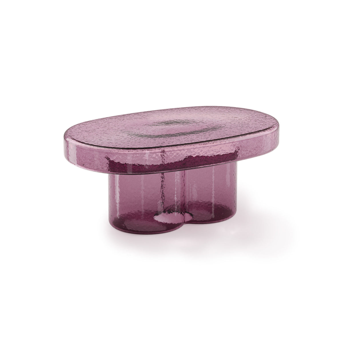 Soda Coffee Table – 70x45x30 / Glass (Amethyst Blown)-1