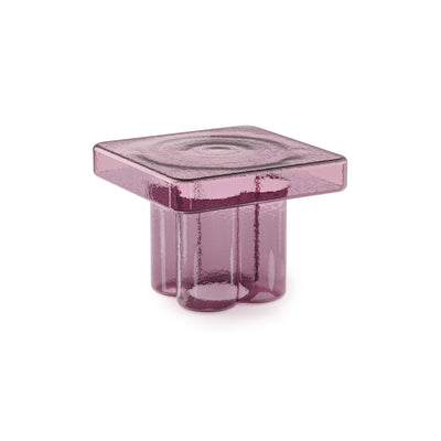 Soda Side Table – 53x53x40 / Glass (Amethyst Blown)