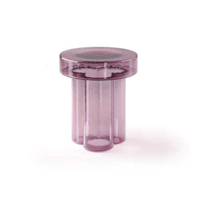 Soda Side Table – 38x45 / Glass (Amethyst Blown)