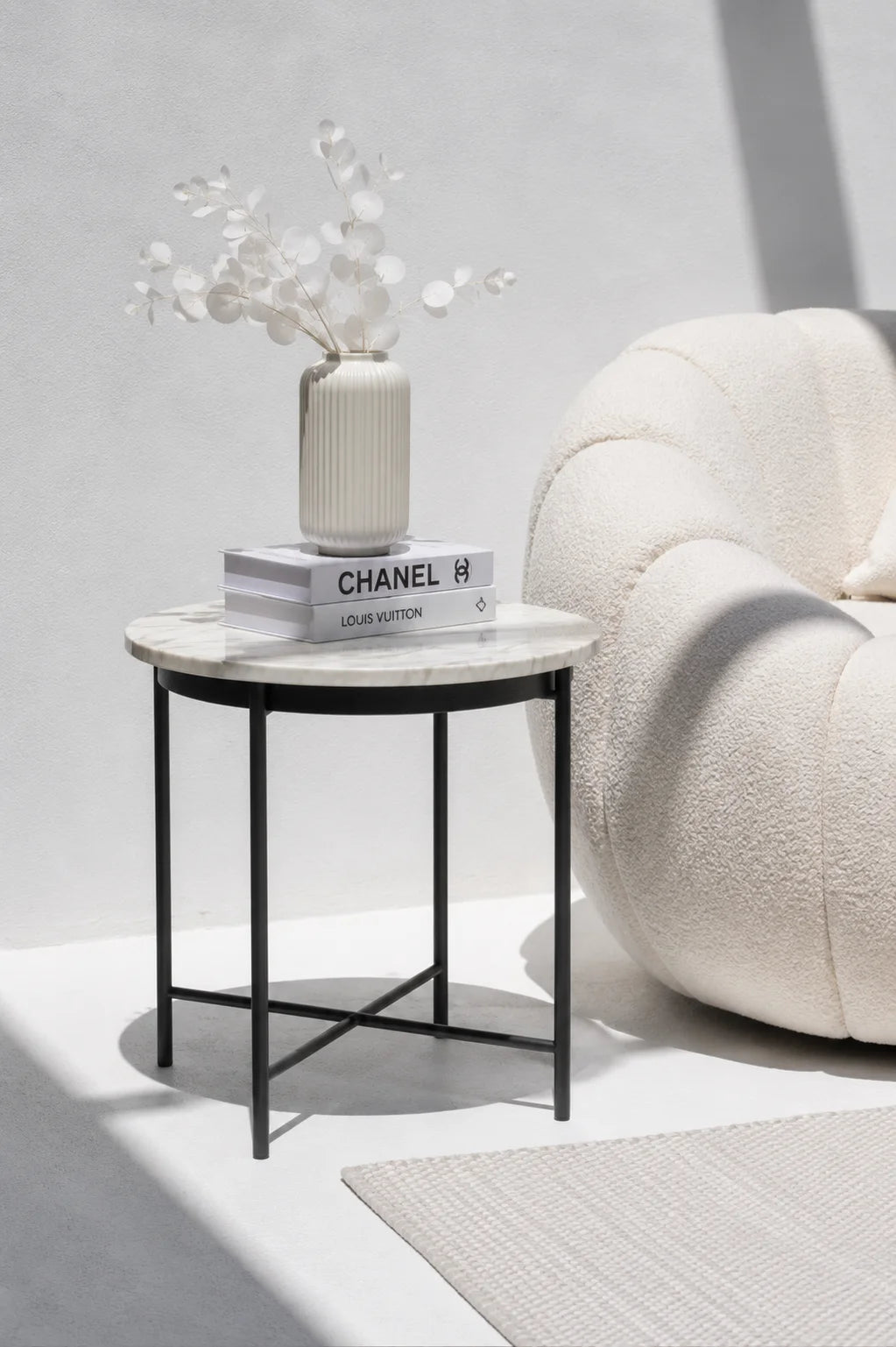 Kendo D1422 Side Table - Calacatta