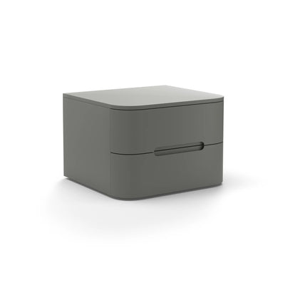Surf Bedside Table – 50x45x36 / Lacquered Wood (Slate)