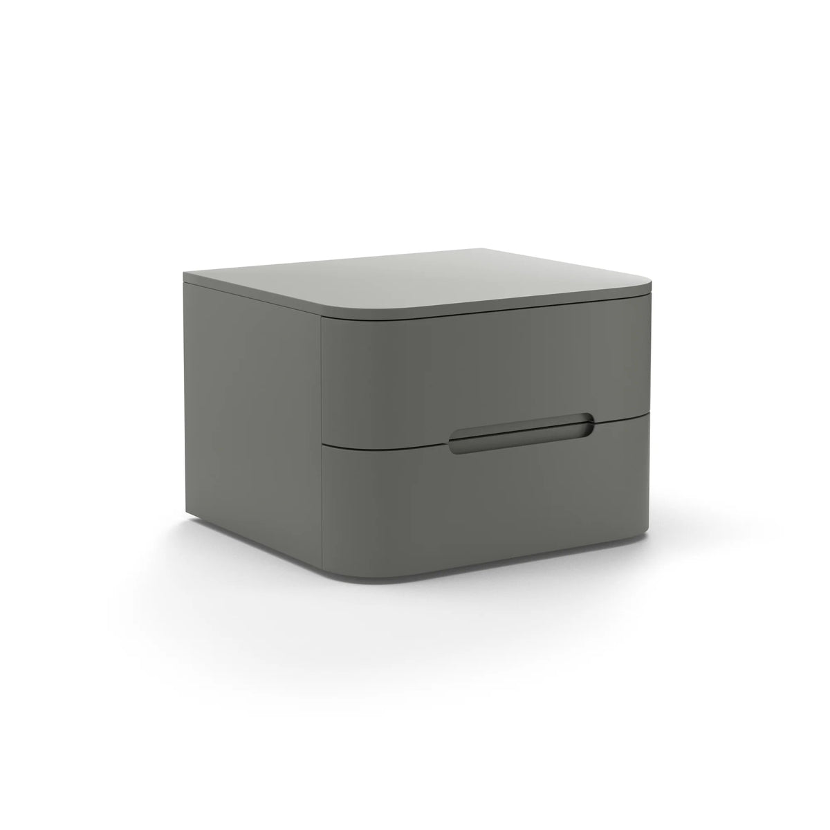 Surf Bedside Table – 50x45x36 / Lacquered Wood (Slate)-1