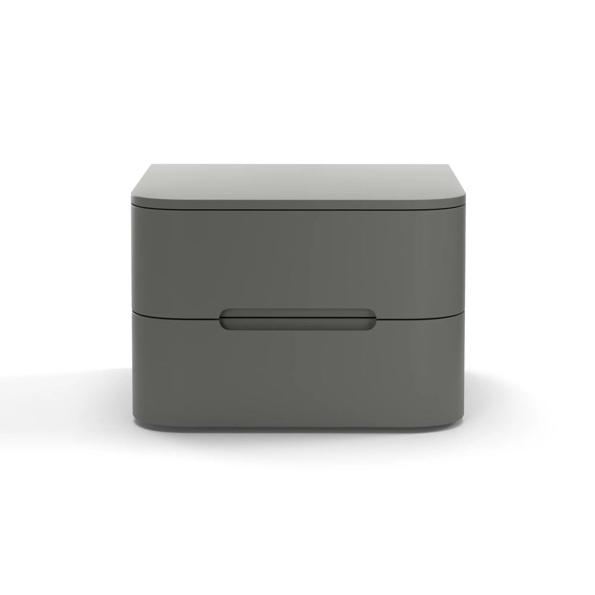 Surf Bedside Table – 50x45x36 / Lacquered Wood (Slate)-3