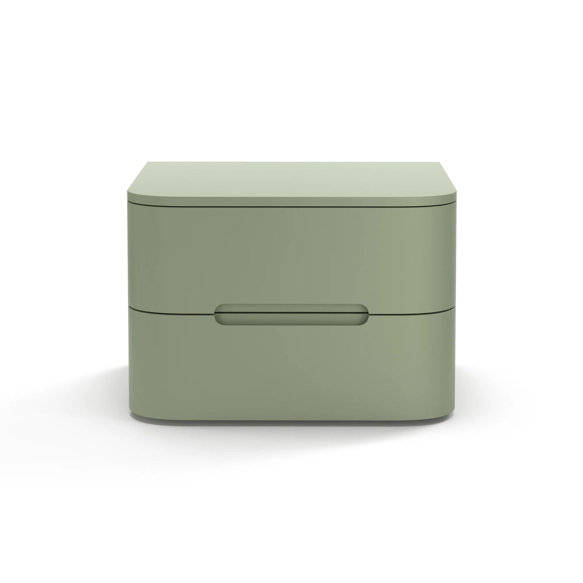 Surf Bedside Table – 50x45x36 / Lacquered Wood (Salvia)-3
