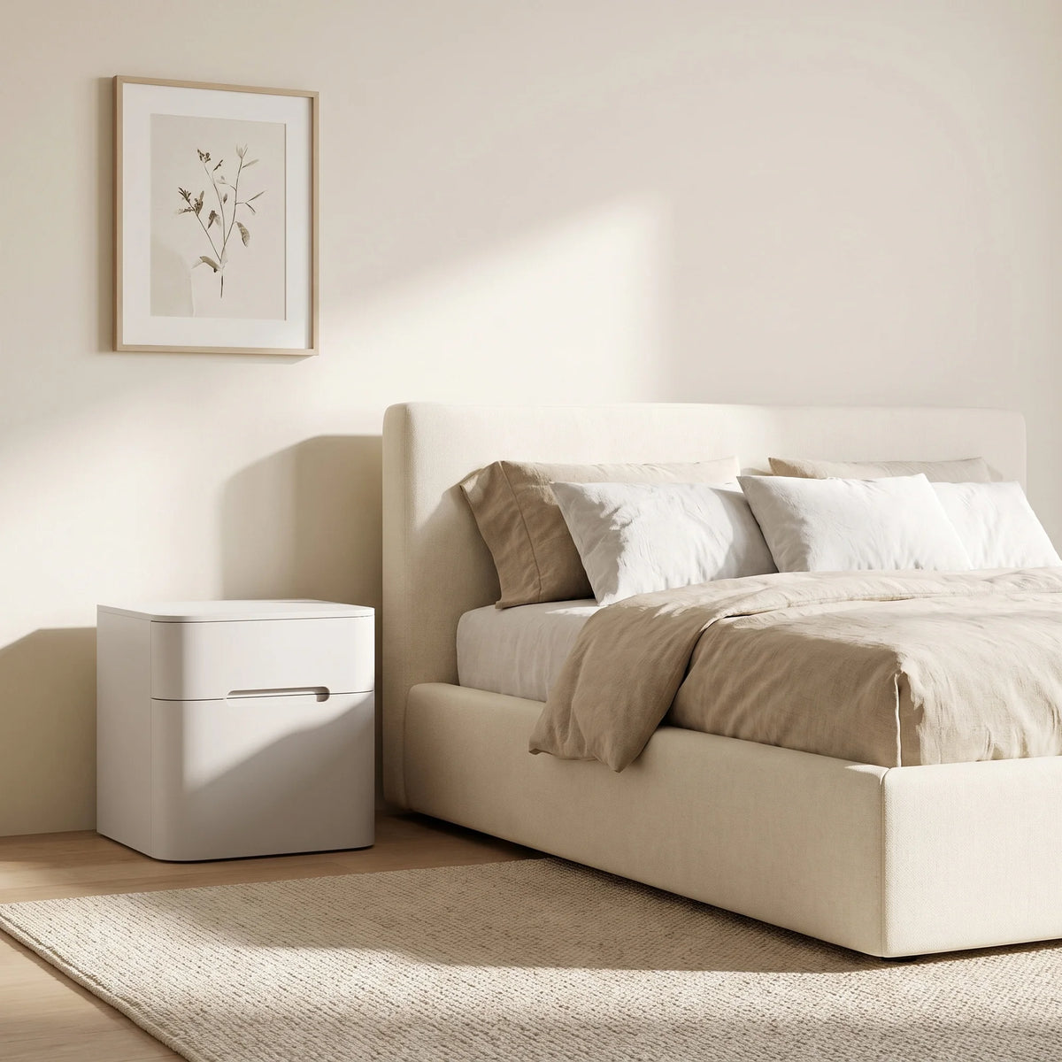 Surf ME0063 Bedside Table - Lacquered Rock-2