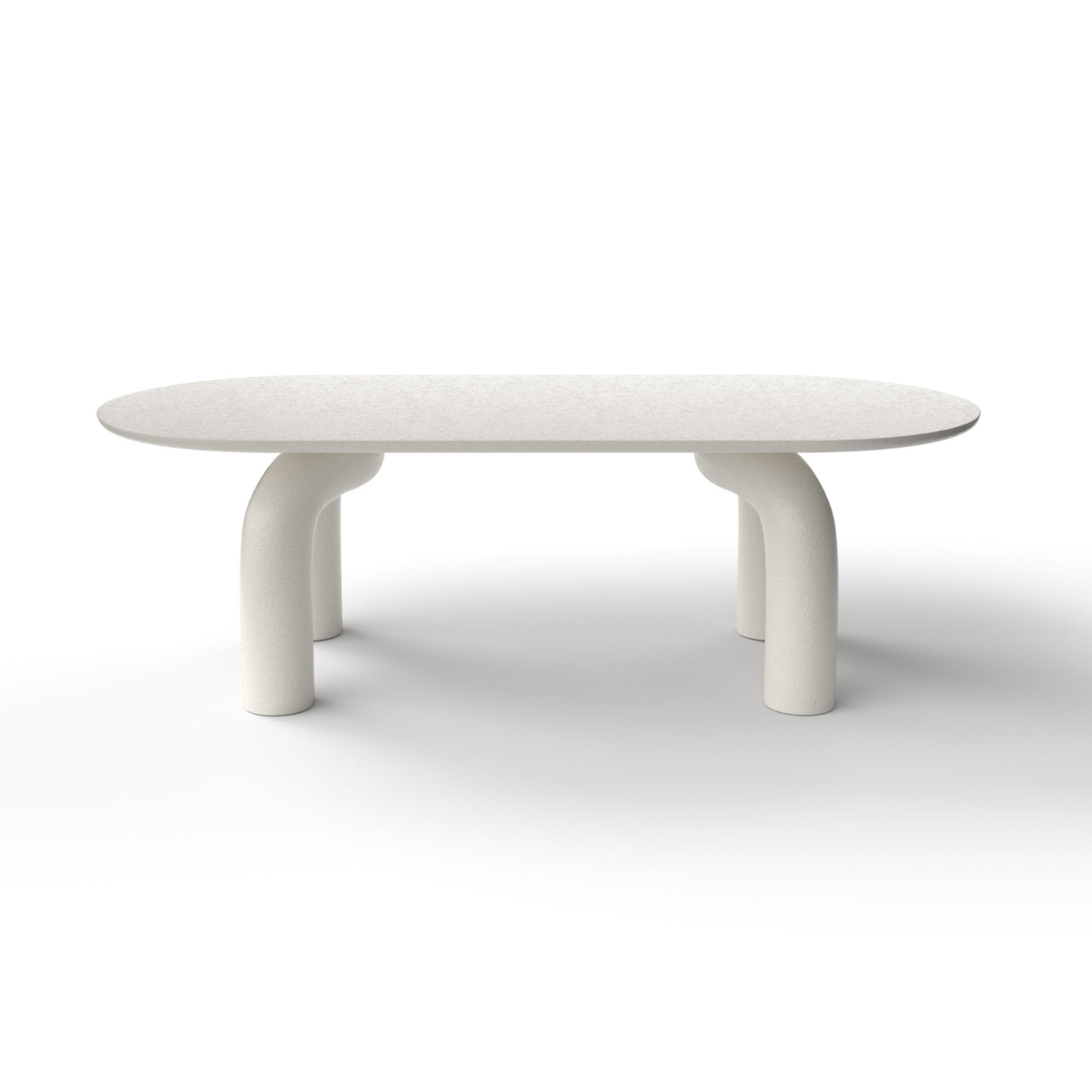 Elephante 245 Dining Table - White 01-2