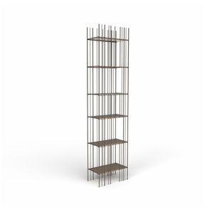 Metrica C Bookcase - Burnished/Bronze