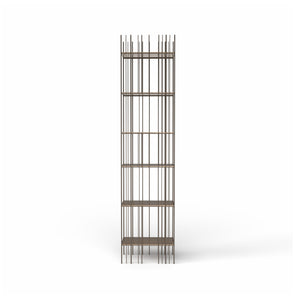 Metrica C Bookcase - Burnished/Bronze