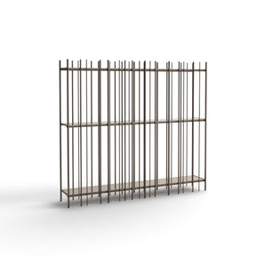 Metrica Wall B Bookcase - Burnished/Bronze