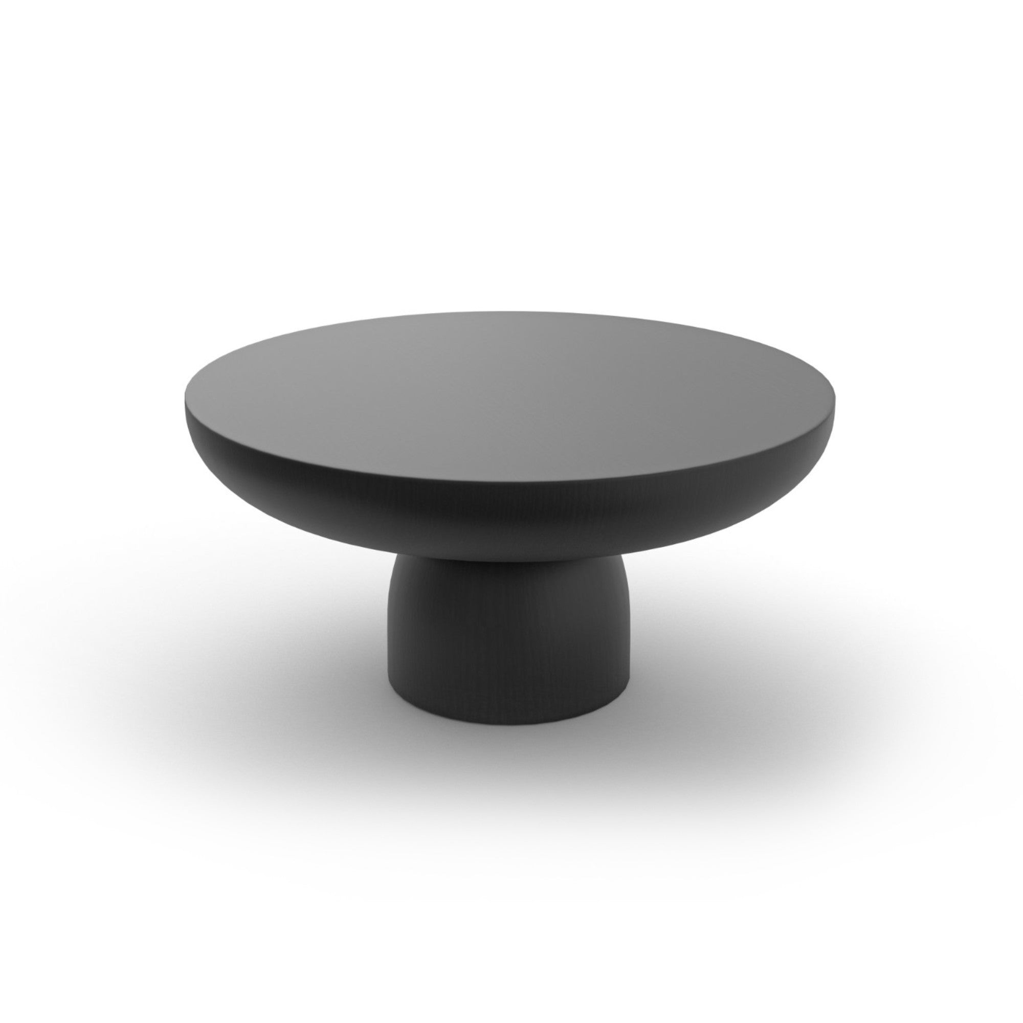 Olo 70 Color Coffee Table - Lacquered Matte Black-1