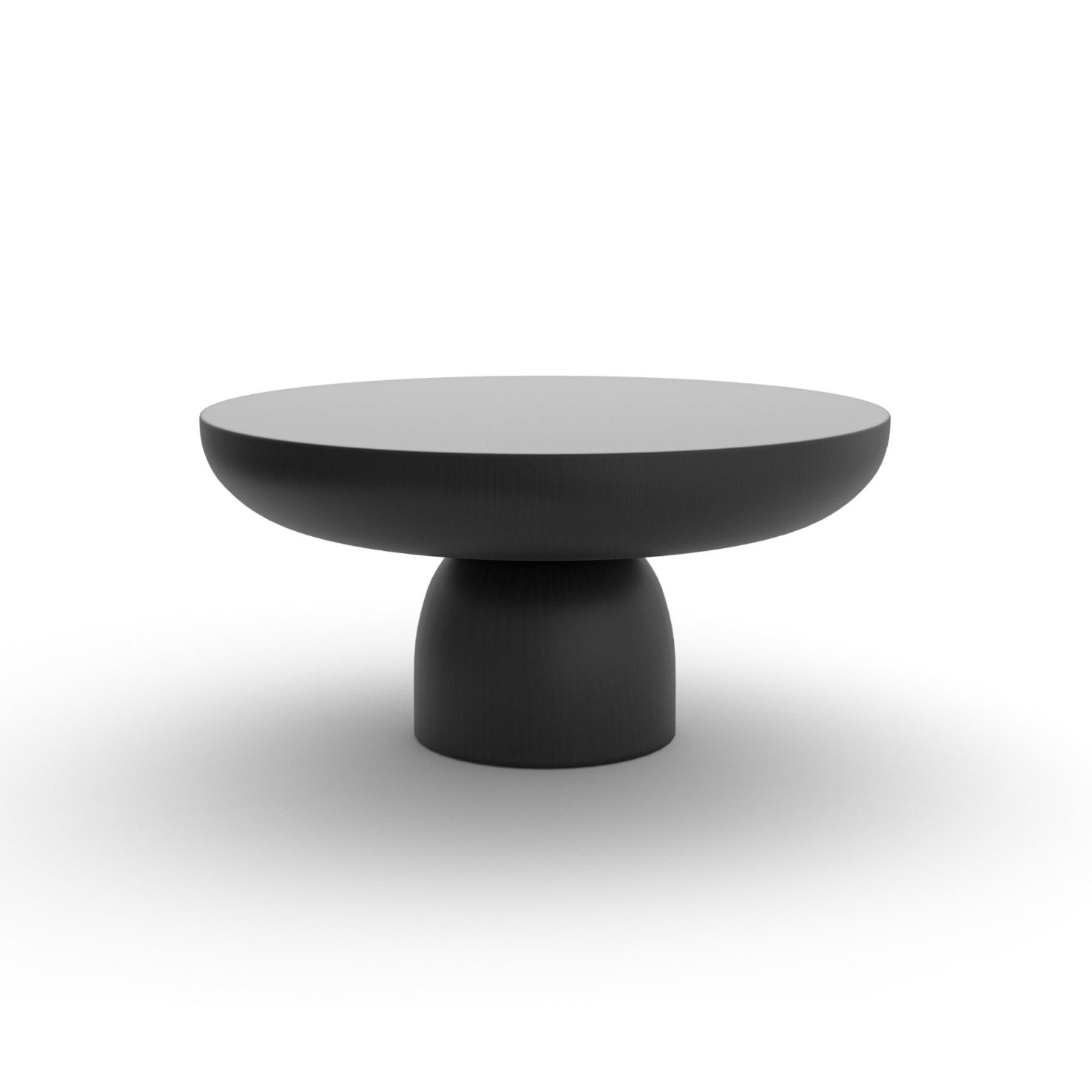 Olo 70 Color Coffee Table - Lacquered Matte Black-3