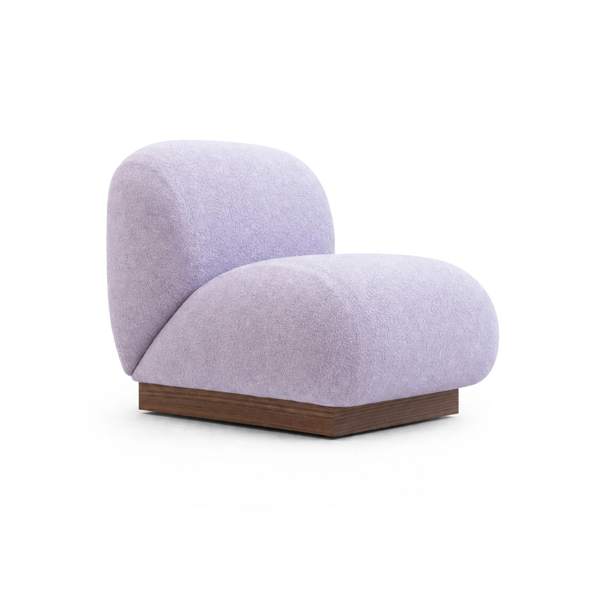 Clay CL2001 Armchair - Rose Wood/Fabric W (Lilac A2301)