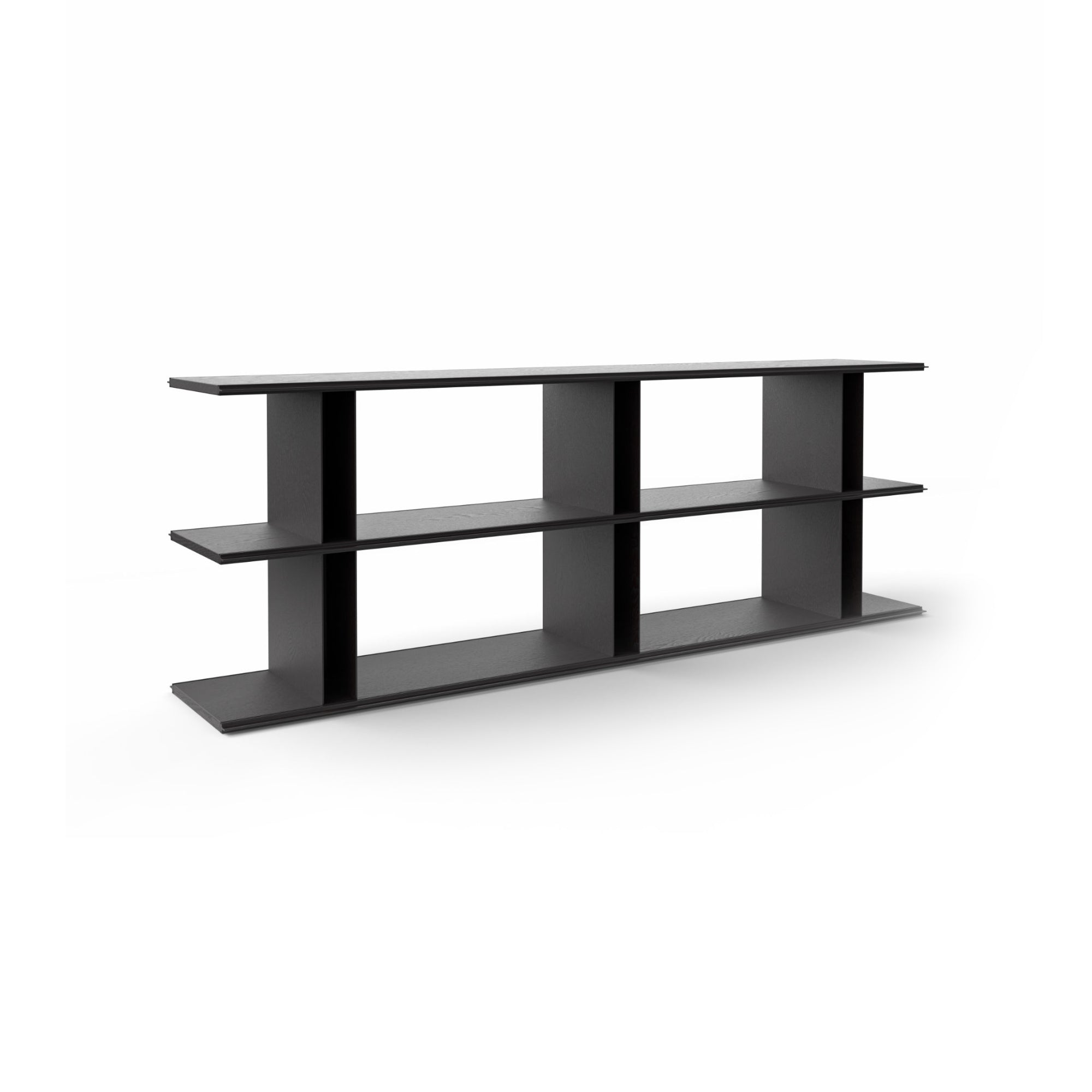 Frame-Shift FS0L1B Bookcase - Flamed Black-1