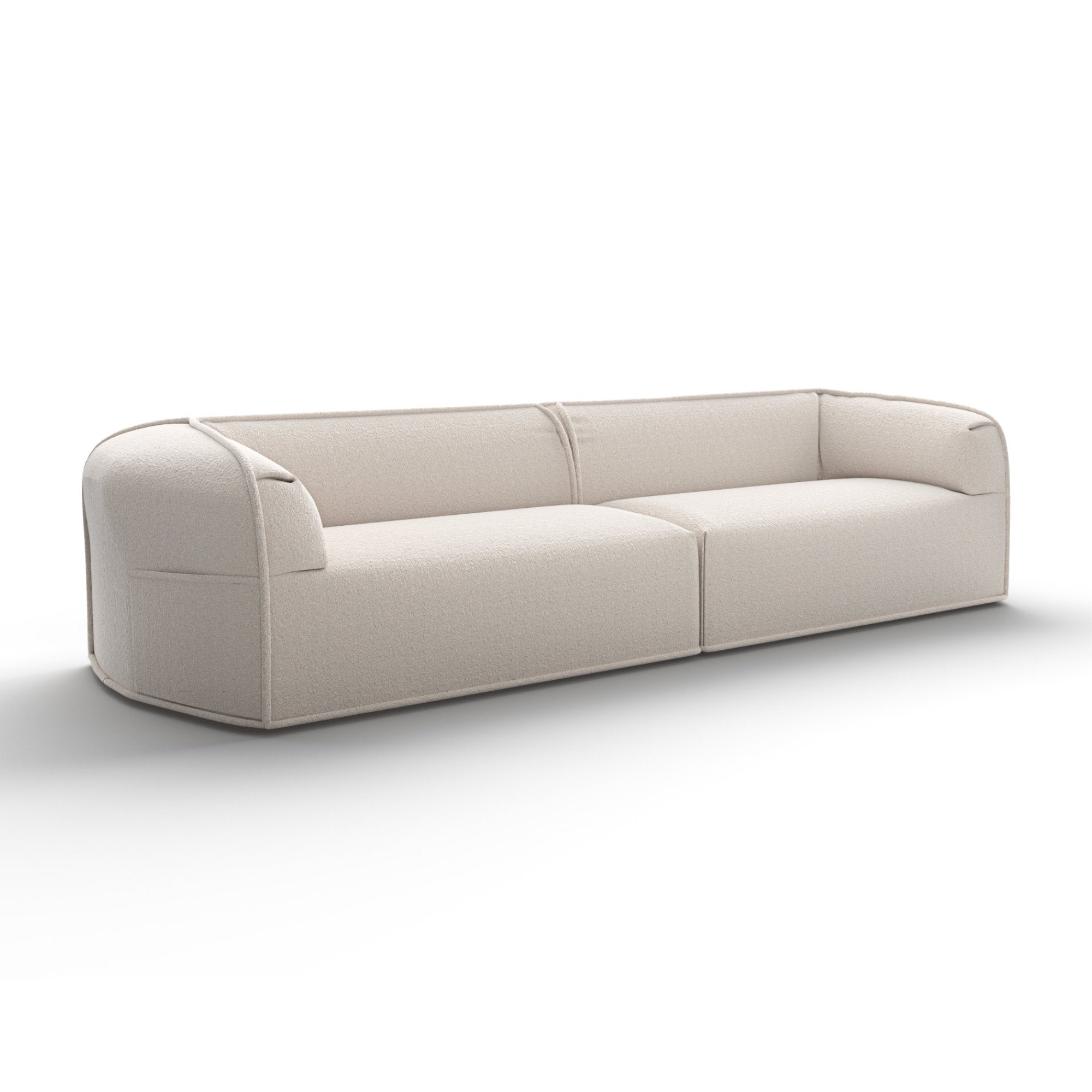 M.a.s.s.a.s. Composition A10 Sofa - Fabric W (A8844 - Orsetto Natural)