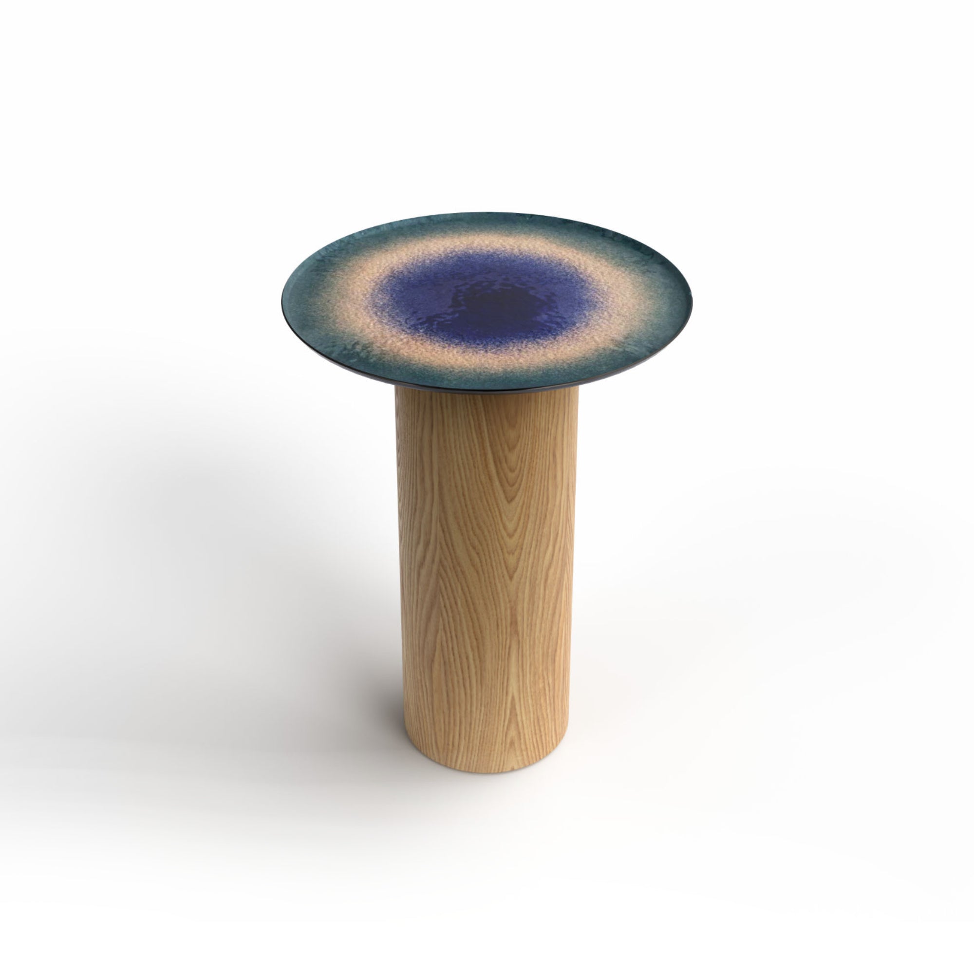 Mangiafuoco 35 Side Table - Natural/Uranus