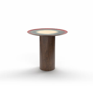 Mangiafuoco 45 Side Table - Walnut/Jupiter