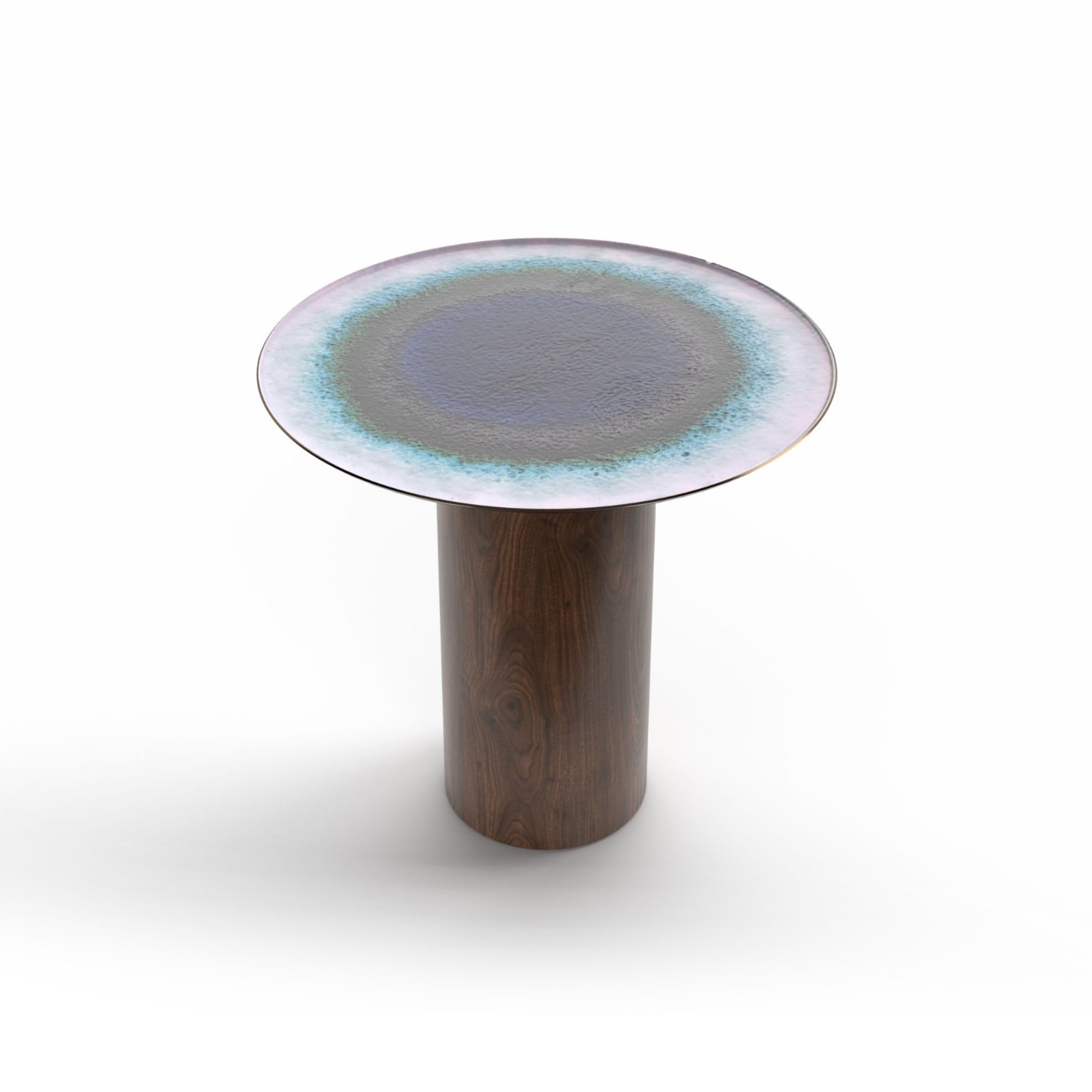Mangiafuoco 45 Side Table - Walnut/Venus