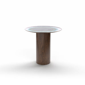 Mangiafuoco 45 Side Table - Walnut/Venus