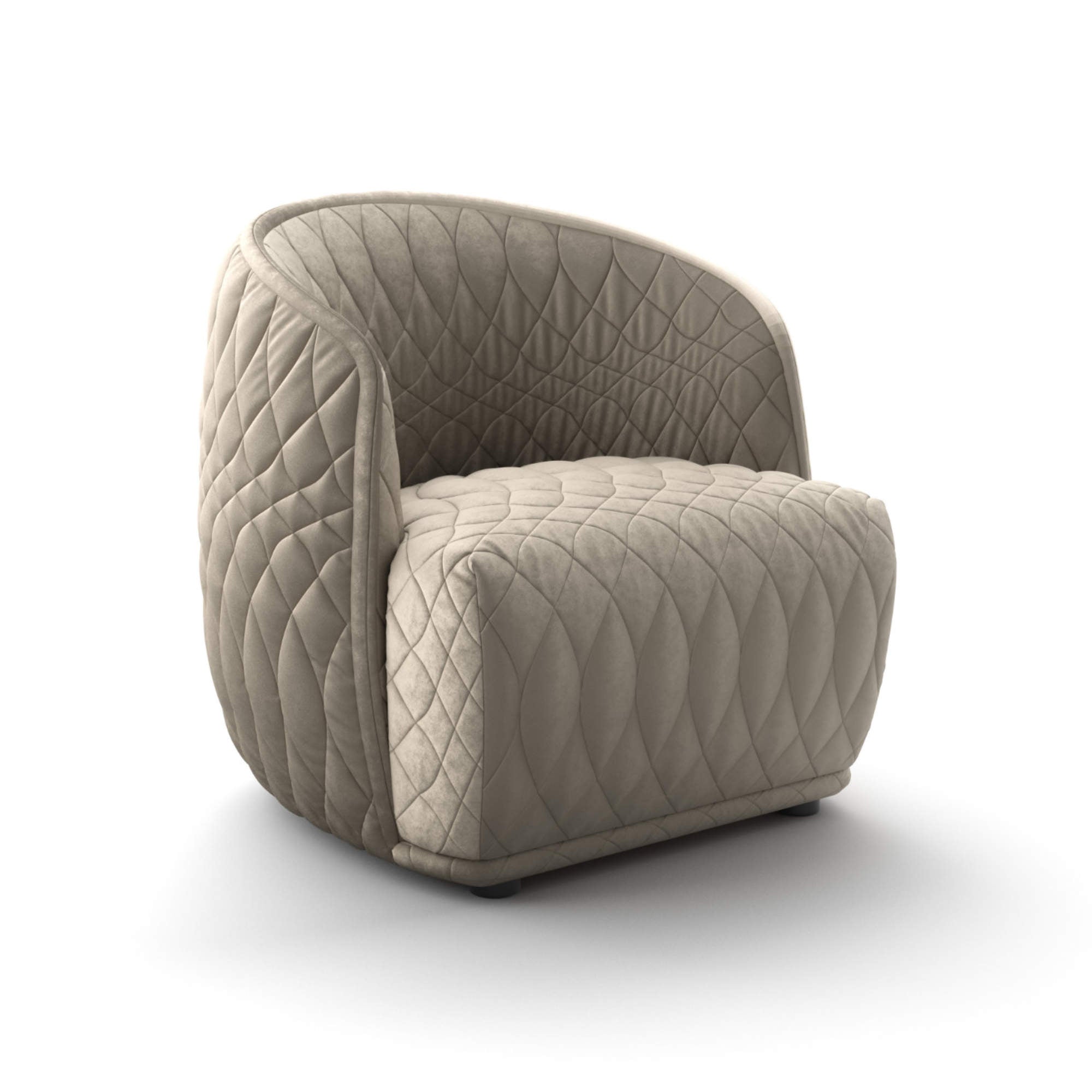 Redondo 061 Small Armchair - Fabric Q (Roxana  01 CS 04 A8865)-1