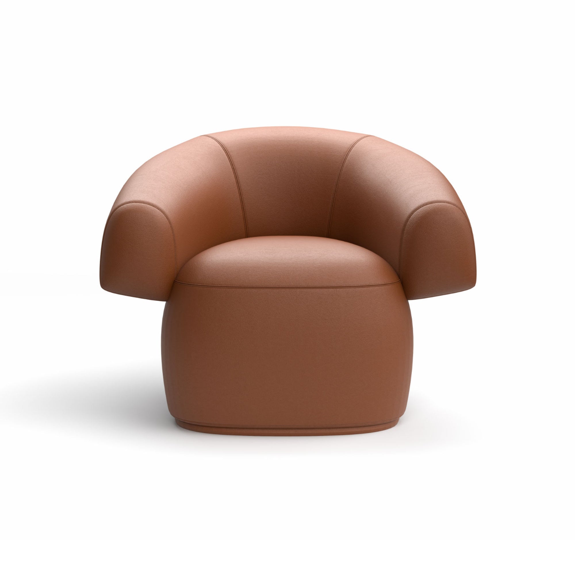 Ruff RU0061 Armchair - Leather Z (Rust Cire B0210)-3