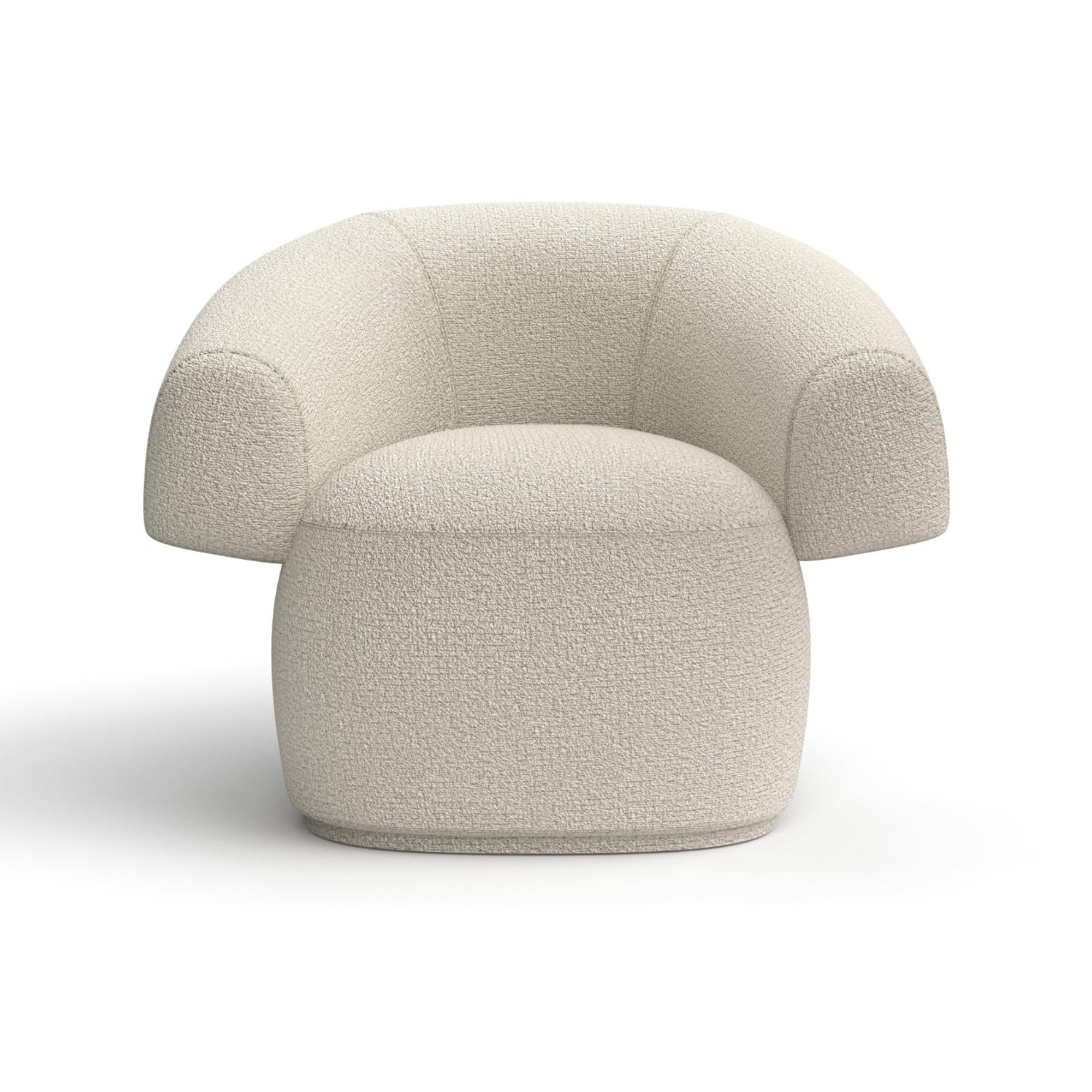 Ruff RU002Q Large Armchair - Fabric W (Fury 102 A7100)-2