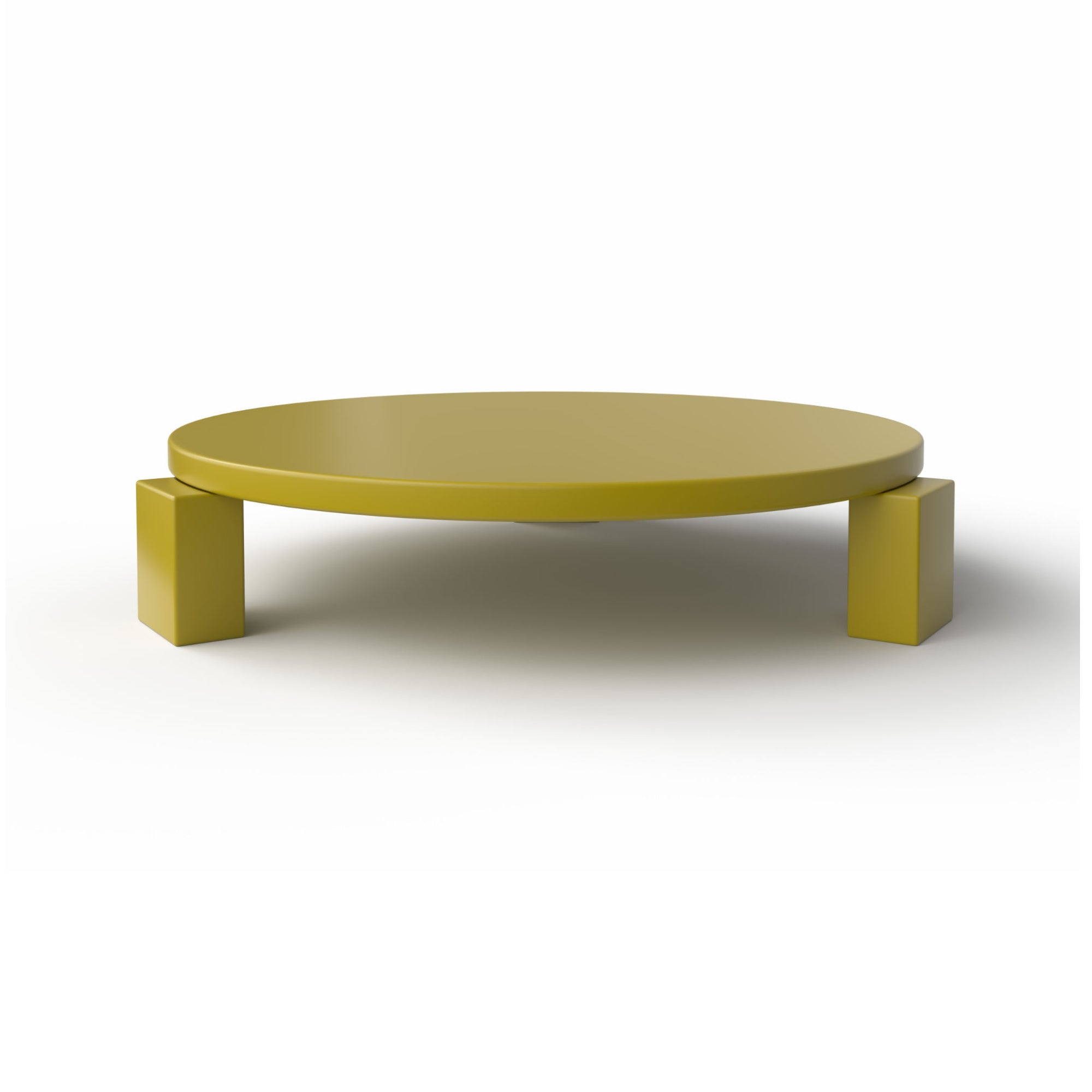 Shiny Gogan 130 Coffee Table - Olive-2