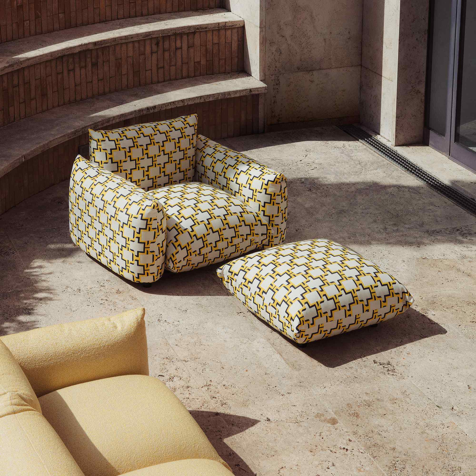 Marenco 4980 Outdoor Armchair - Fabric T5 (Capri 05)-2