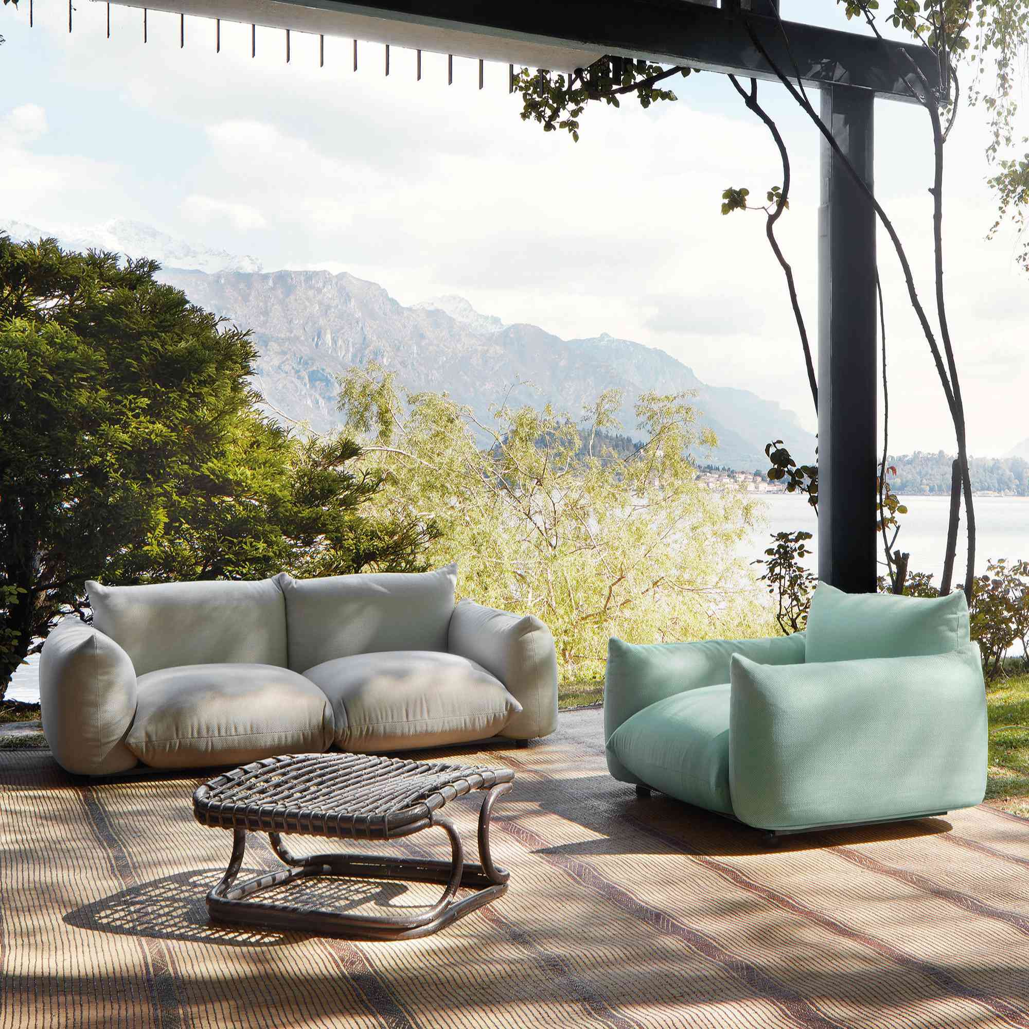 Marenco 4981 Outdoor Sofa - Fabric T3 (Panarea 06)-2
