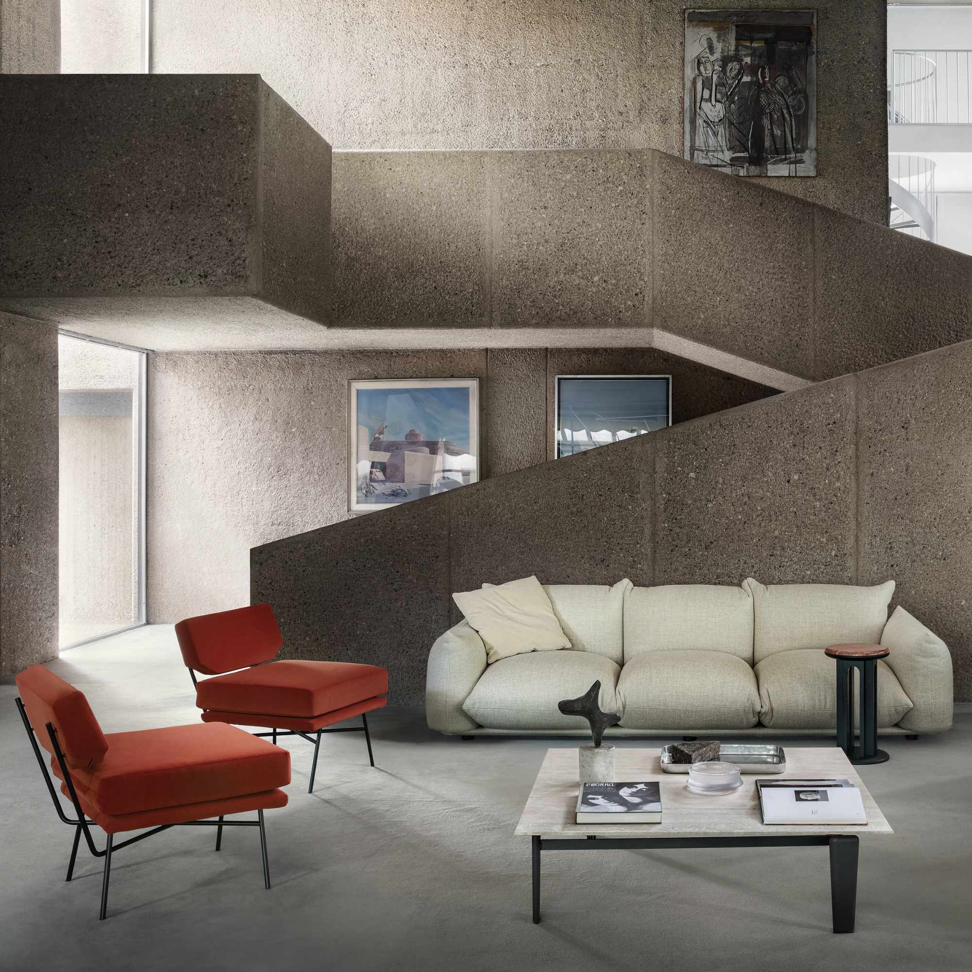 Marenco 5455 Soft Sofa - Fabric T4 (Orbaco 06)-6