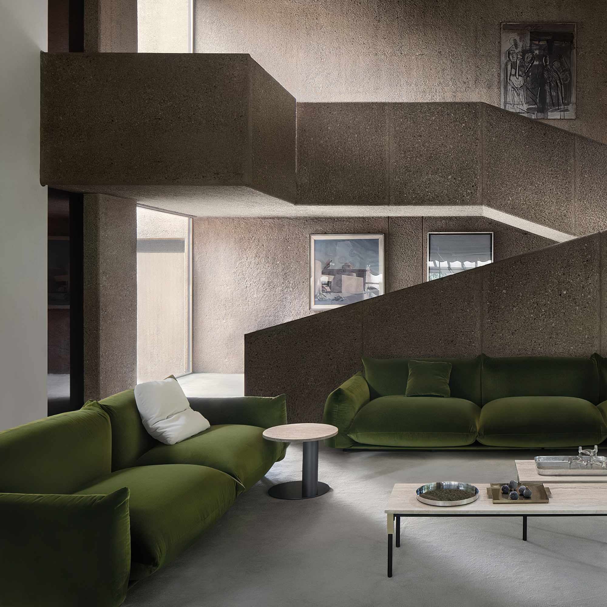 Marenco 5455 Soft Sofa - Fabric T4 (Orbaco 06)-2