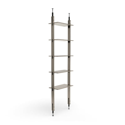 Marianne Bookcase - Matte Nickel/Black