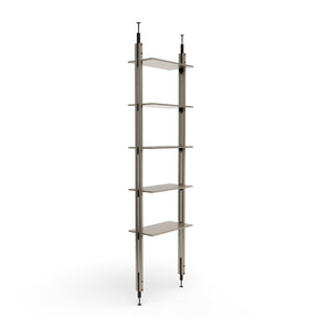 Marianne Bookcase - Matte Nickel/Black