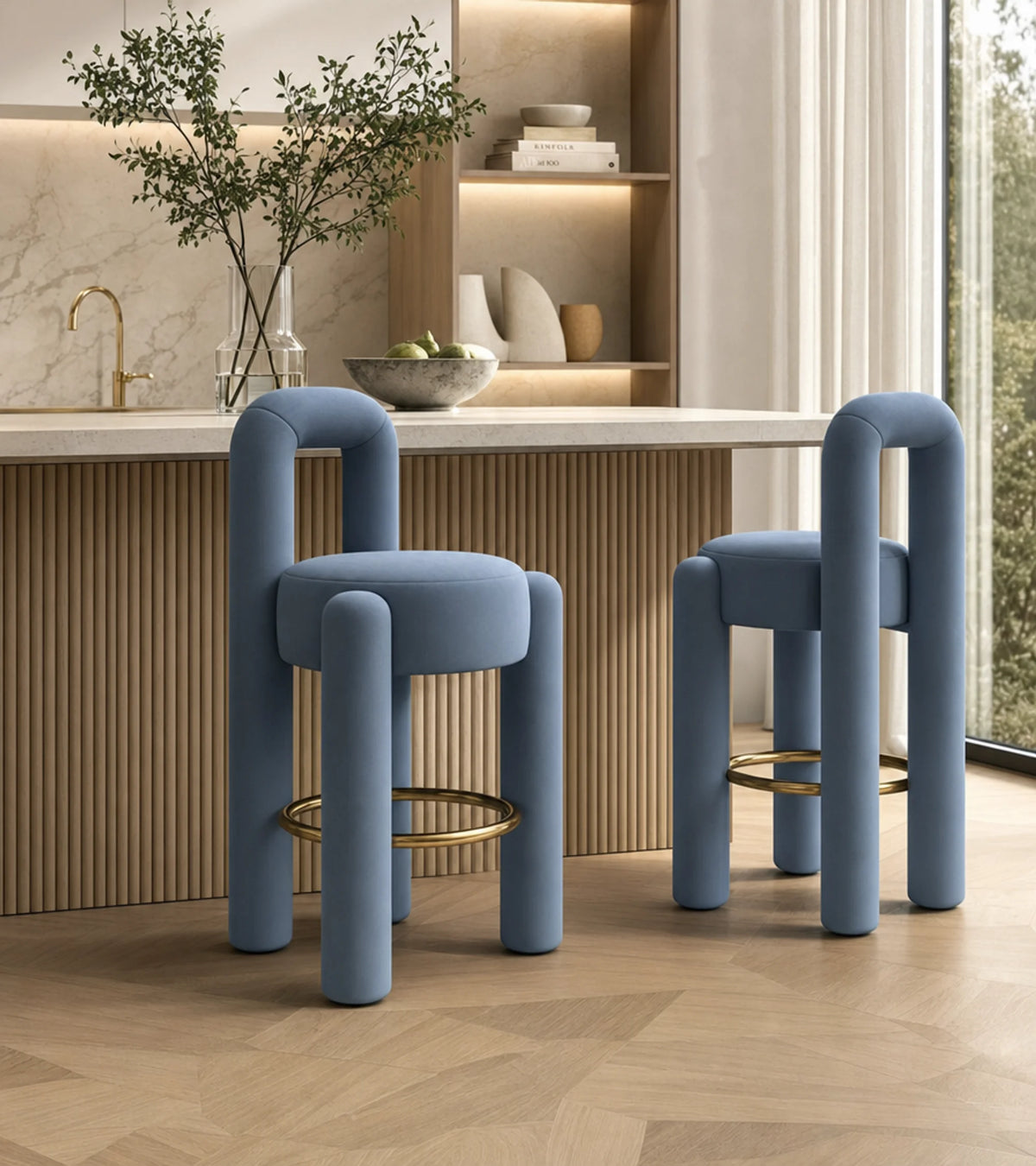 Marlon Counter Stool -  Fabric 7 (Gentle 2 0733)