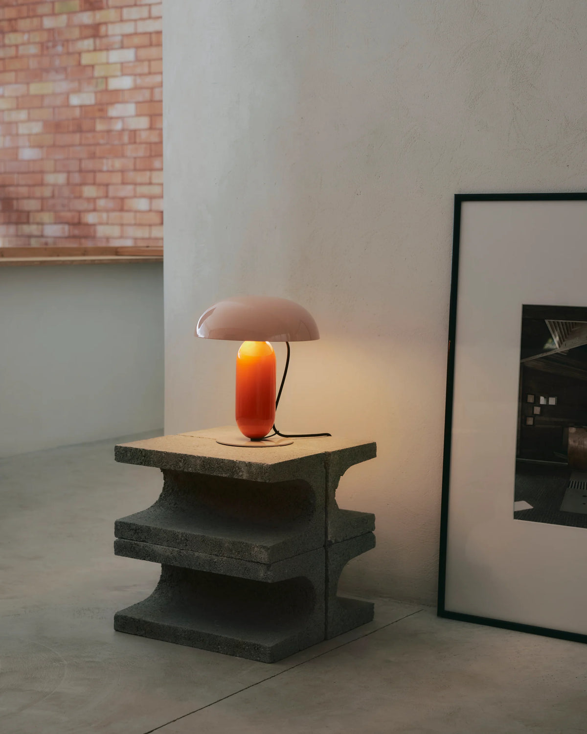 Gambosa M Table Lamp - Orange/Pink