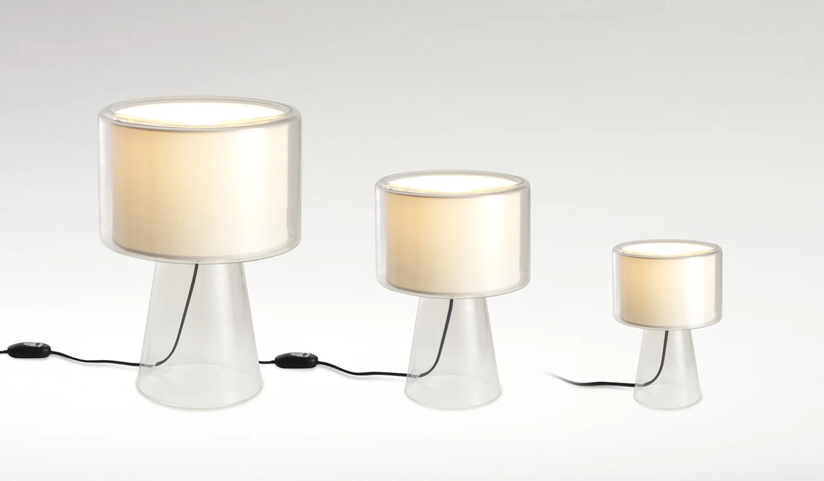 Mercer M Table Lamp - Blown Glass/Pearl White-4