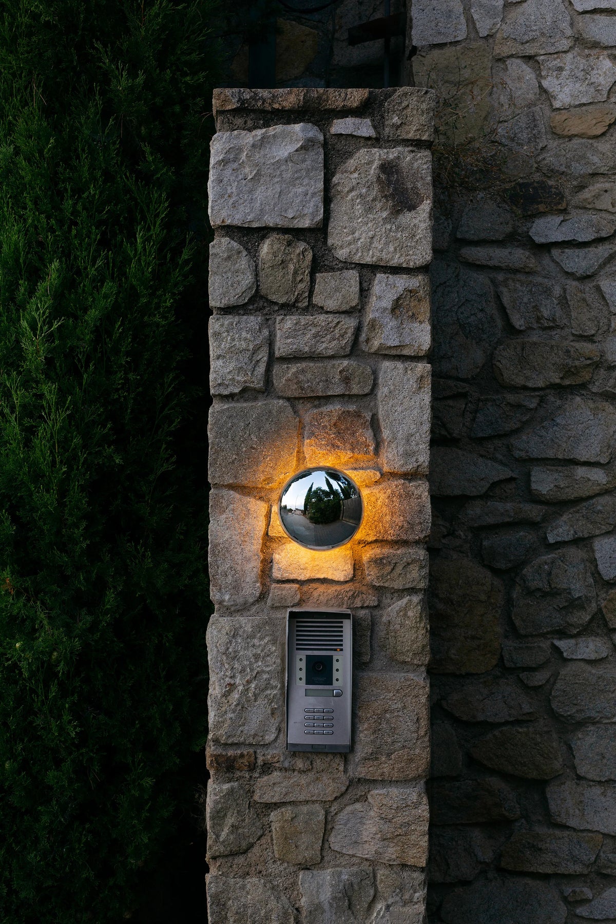 Babila 28 Outdoor Wall Lamp - Polished Stainless Steel-4