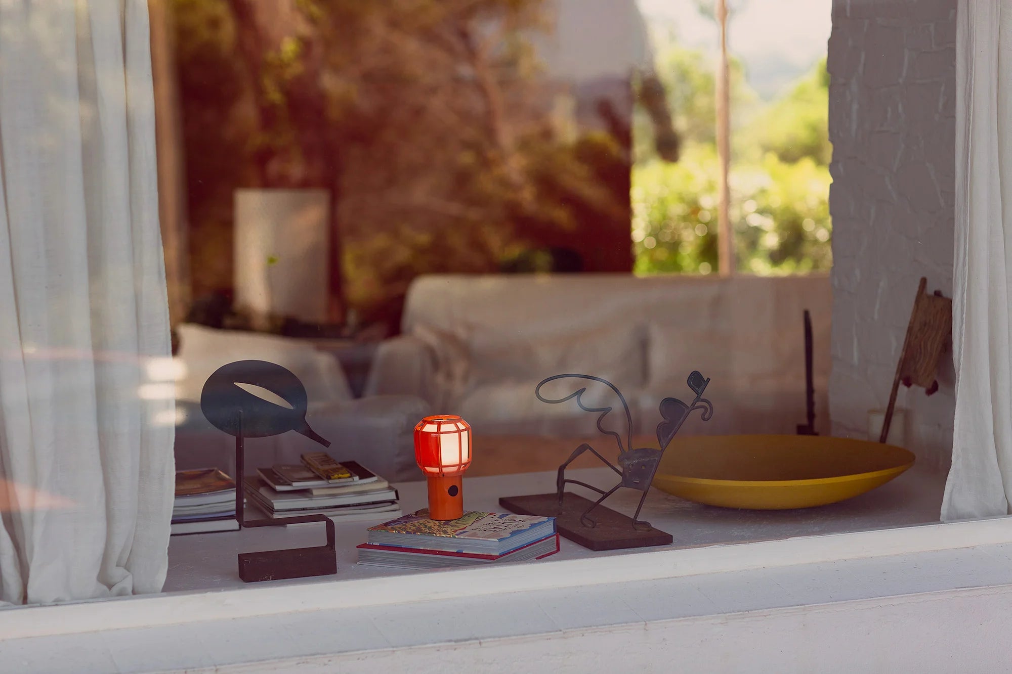 Chispa Portable Table Lamp - Orange-2