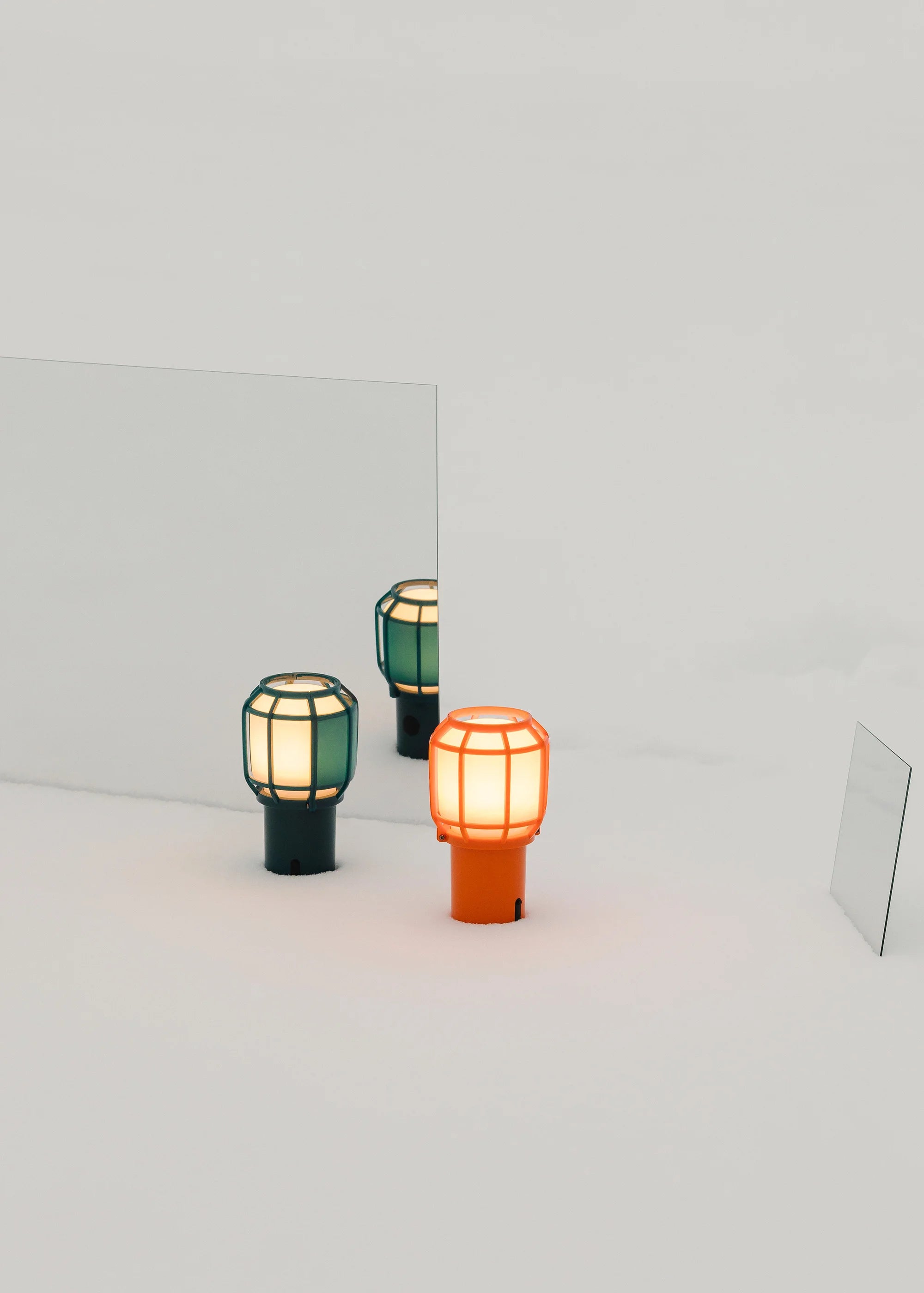 Chispa Portable Table Lamp - Orange-3