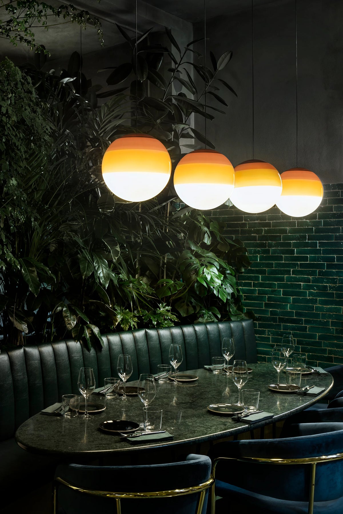Dipping Light 30 Pendant Lamp - Amber-2