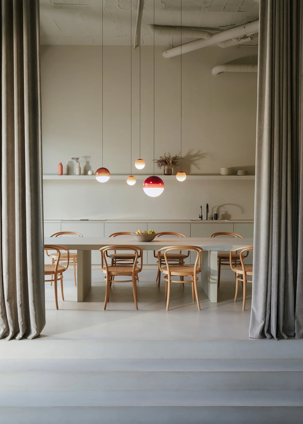 Dipping Light 13 Pendant Lamp - Burgundy-2