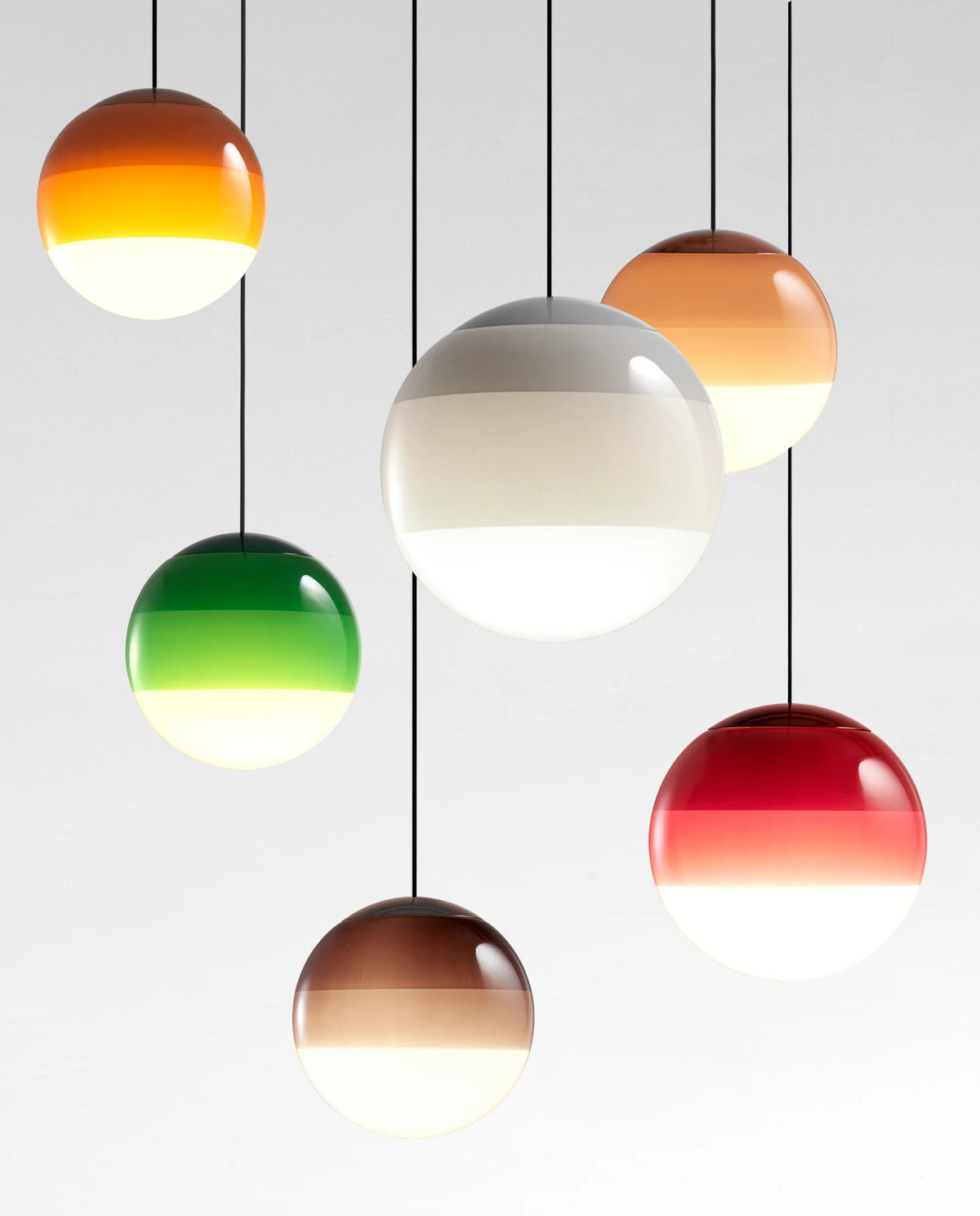 Dipping Light 40 Pendant Lamp - Burgundy-2
