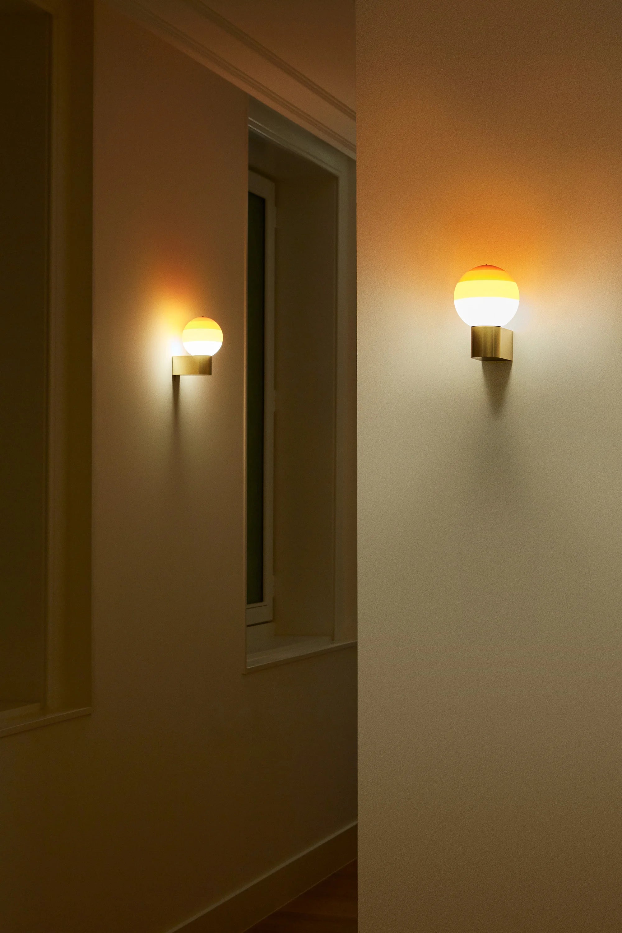 Dipping Light A1-13 Wall Lamp - Brushed Brass/Amber-2
