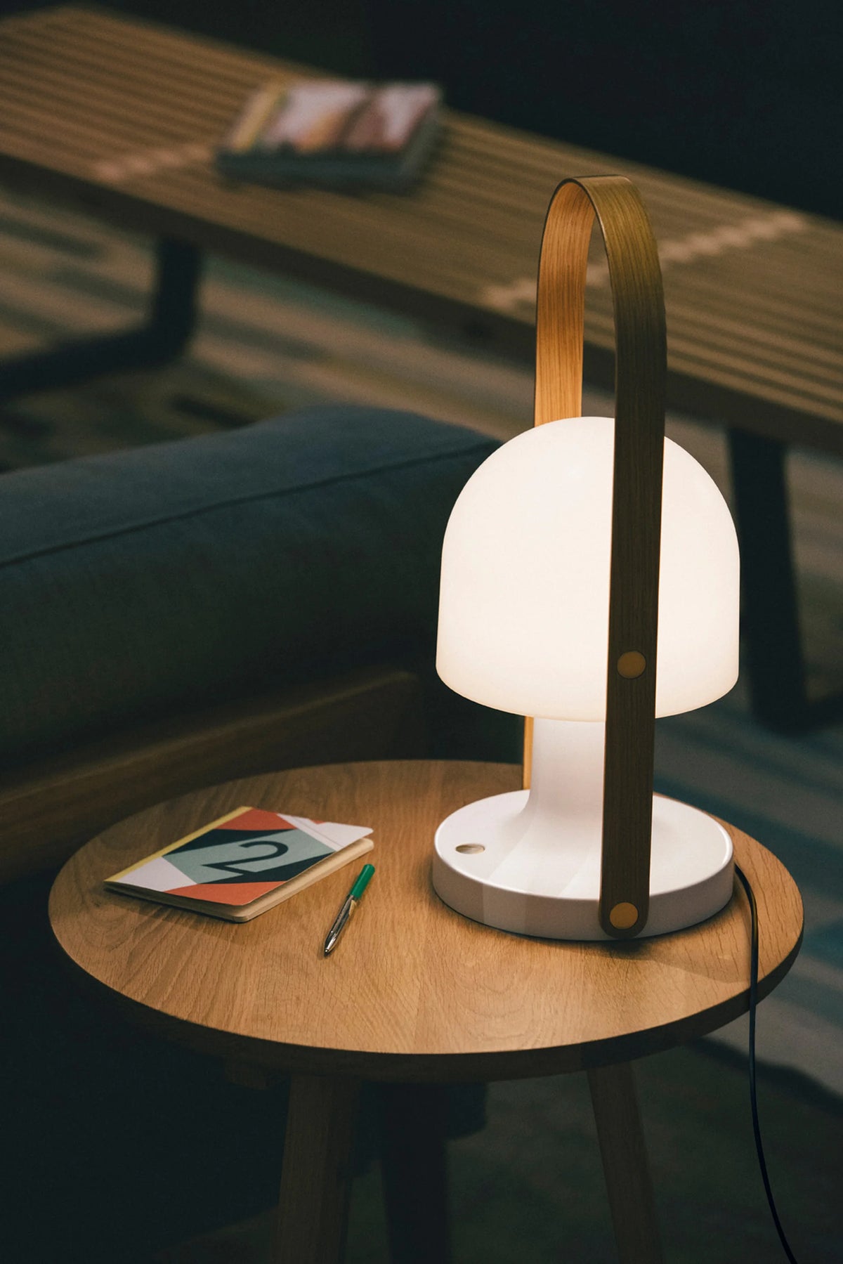Followme Portable Table Lamp – 18.5x44.3 / Polycarbonate (White)-6