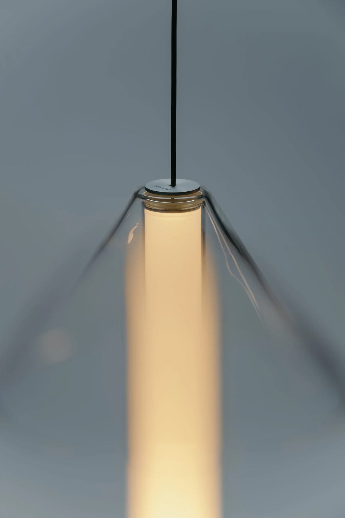 Fragile 16 2200K Cone Pendant Lamp - White/Transparent-3