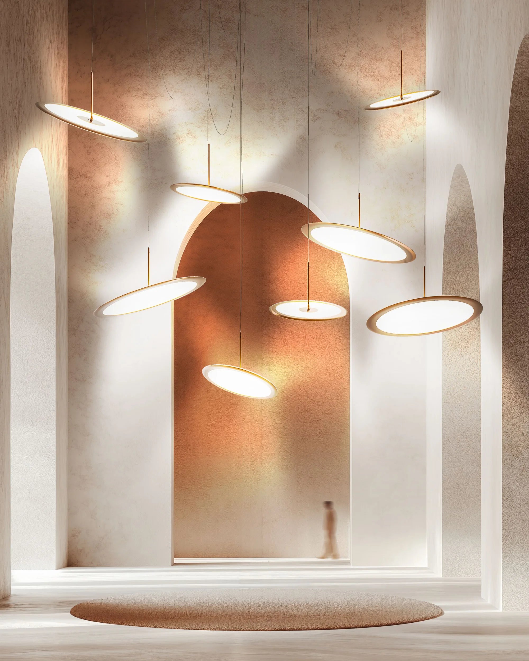 Noura 21032 80 Pendant Lamp - Golden Sand-2