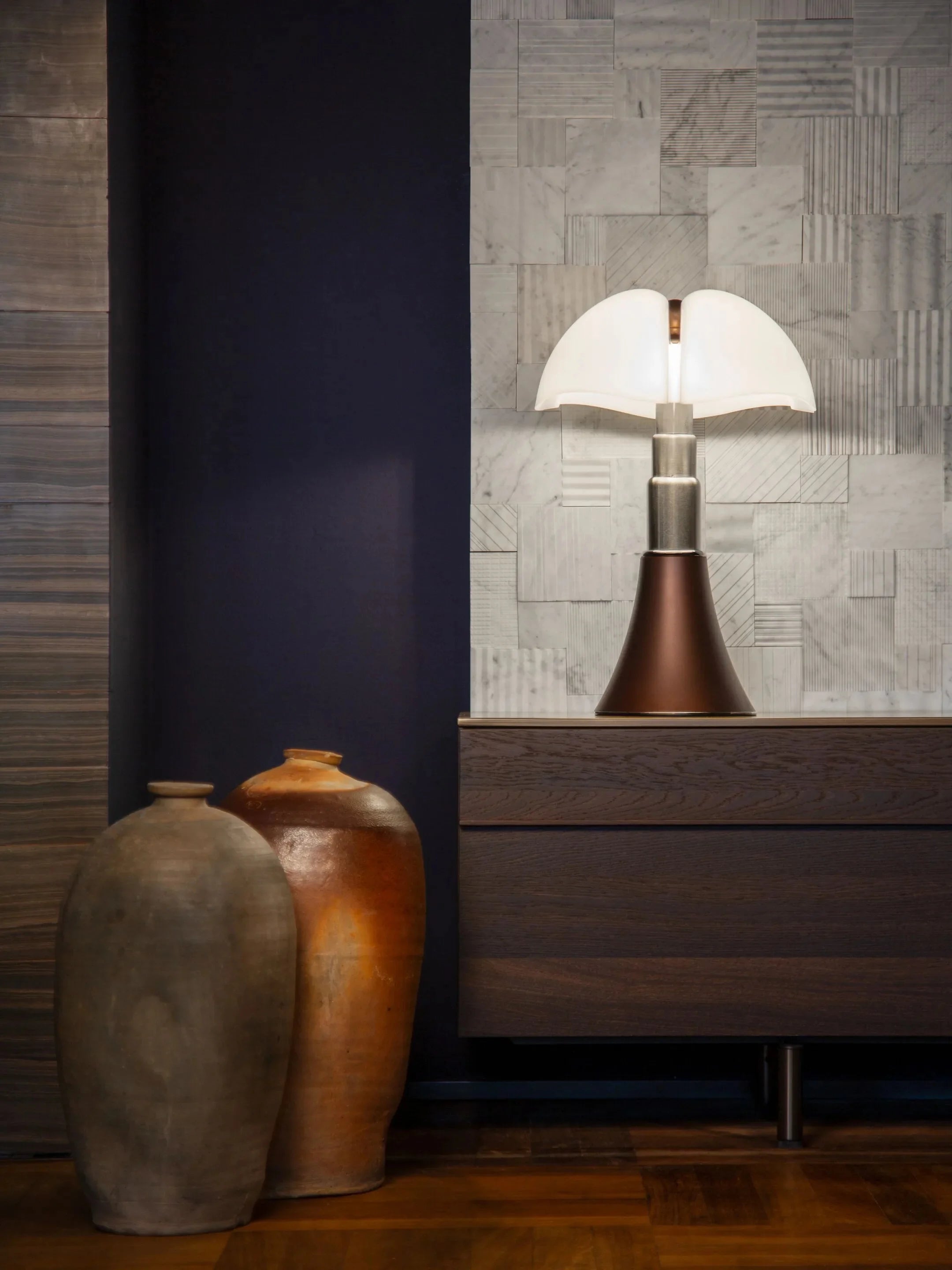 Pipistrello Medio Table Lamp - Black Polished-3