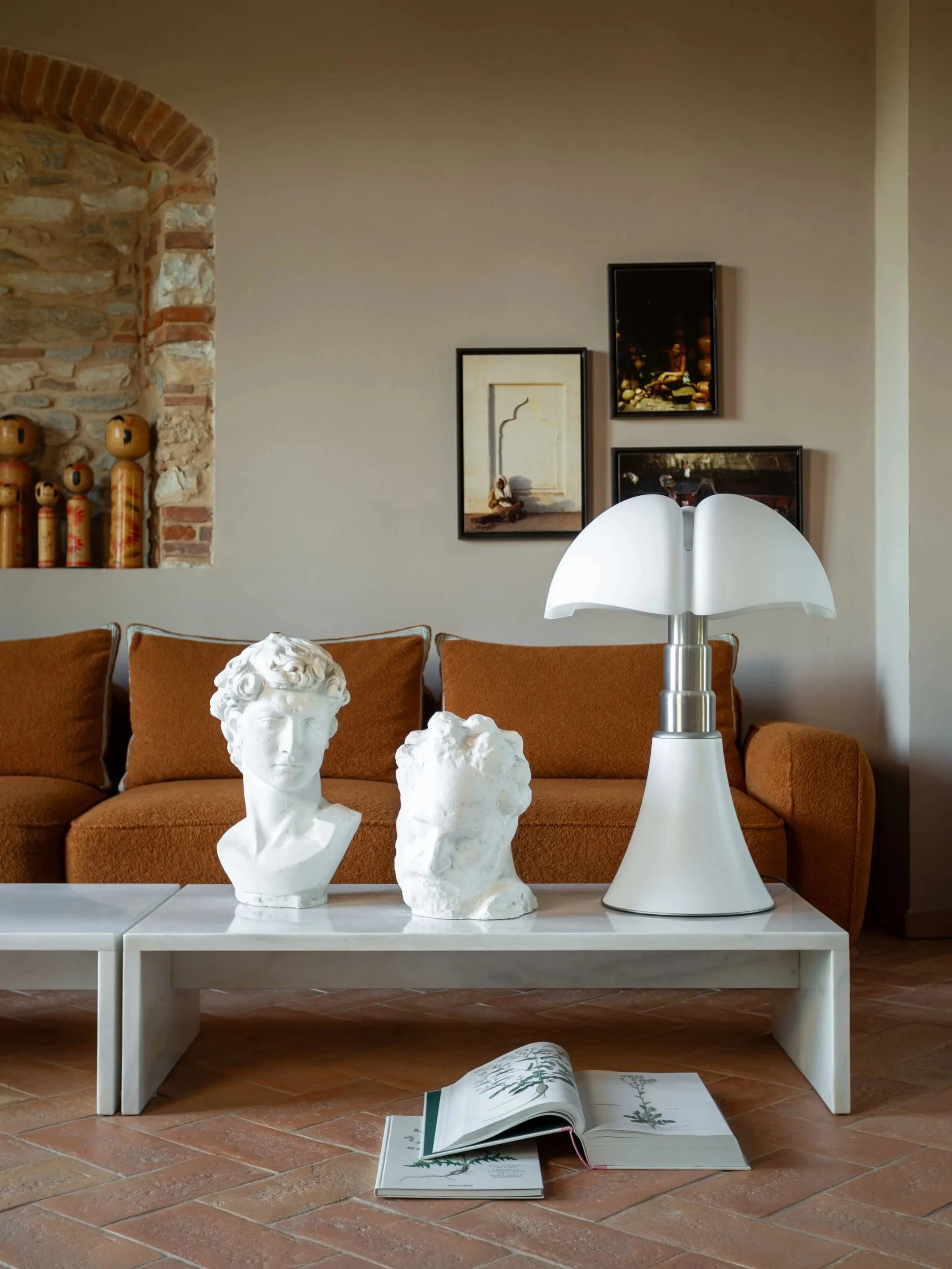 Pipistrello Medio Table Lamp - White Matt/White Opaque-2