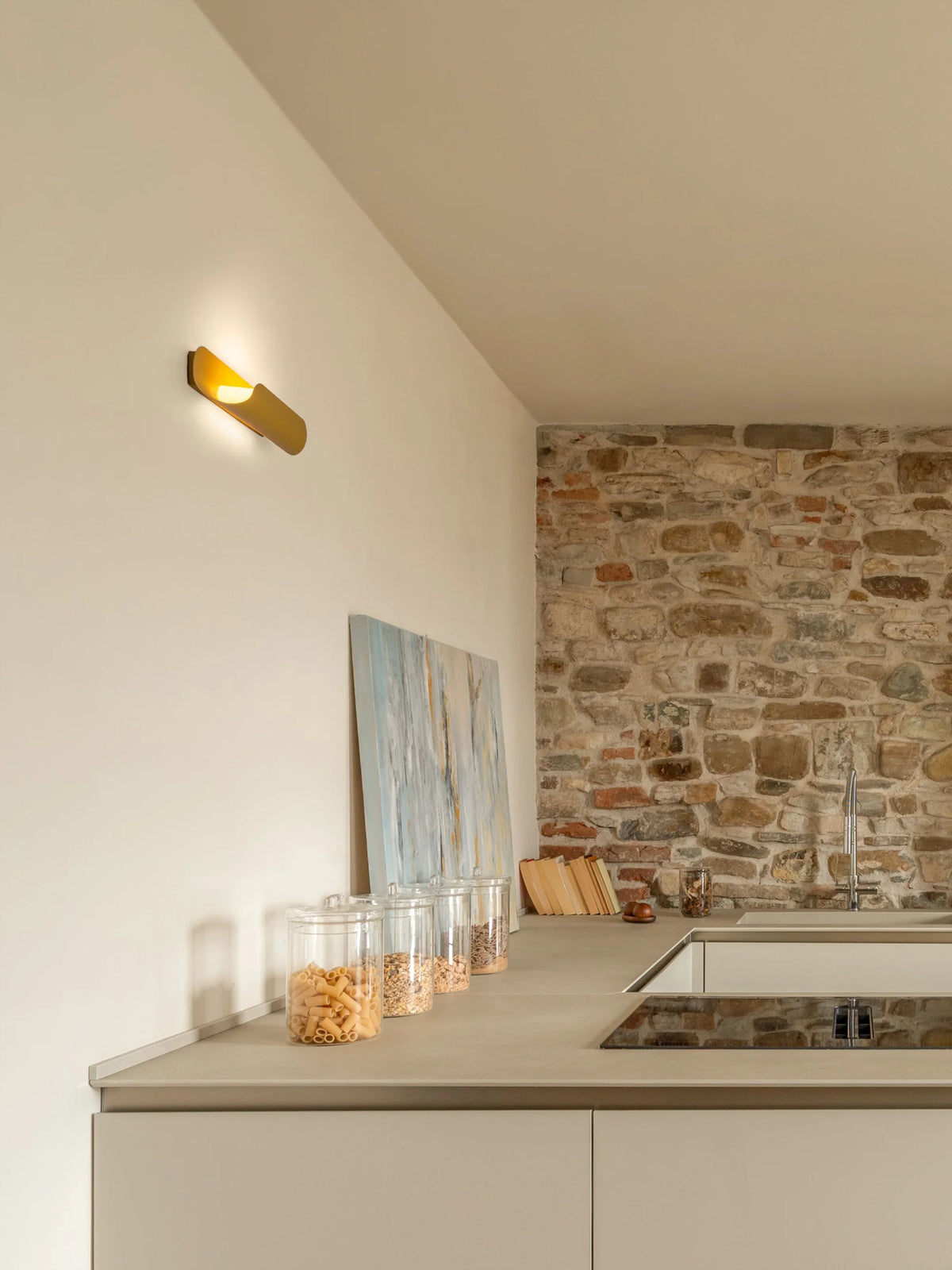 Roll 1465 Wall Lamp - Ochre Yellow-4