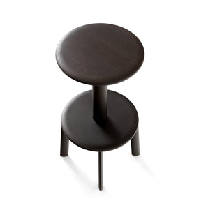 Massif AV40 Bar Stool - Warm Black/Dark Stained Oak